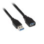 Aisens Cable de Extensión USB 3.2 Gen 1 de 2m Negro (A/M-A/H) A105-0042